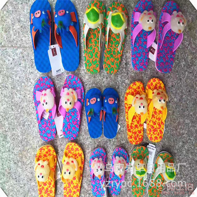 【巖卓2017新款卡通夏季拖鞋家居防滑耐磨女童、男童涼拖鞋廠家貨源7788866】義烏市巖卓日用品廠 - 產品庫